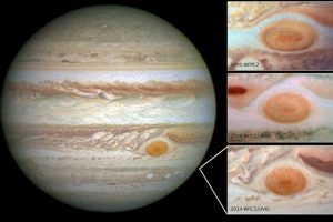 La NASA precisó que cada 13 meses el planeta Tierra y Júpiter tienen un encuentro cercano denominado “oposición”. Foto: AP